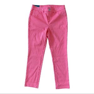 NWT Rafaella Coral Pull On Pants Diamond Print 8